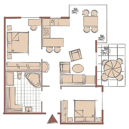 Apartman Strandpark-grossenbrode-haus-windrose-wohnung-5